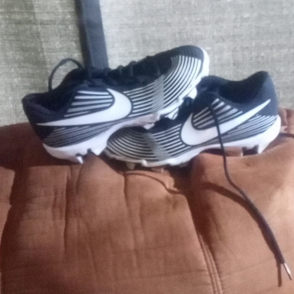 Softball Shoes Nike Fast flex Black And White